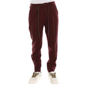 PANTALONE CON LACCIO BORDEAUX